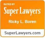 Rated by | Super Lawyers | Ricky L. Boren | SuperLawyers.com